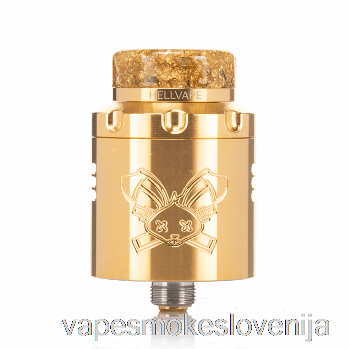 Vape Petrol Hellvape Dead Rabbit V3 24mm Rda Gold